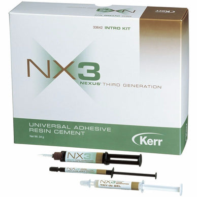 NX3 Nexus 3rd Generation Light-Cure Kit. Contains 3-5 Gram 3 - 1.8 Gram by KERR - eLynn Medical