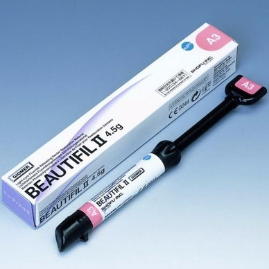 Dental Shofu BEAUTIFIL II SYRINGE REFILL 4.5g Nano-Hybrid Composite A3 - eLynn Medical