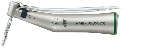 NSK Ti-Max X-DSG20L Contra angle Handpiece Optics 20:1 Reduction - eLynn Medical