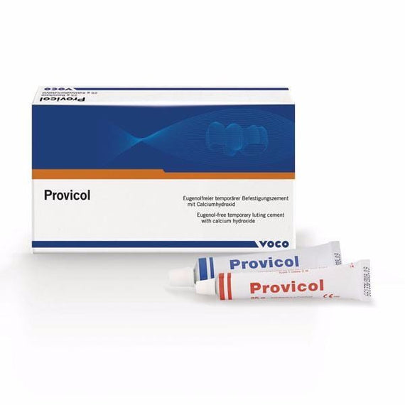 Provicol Non eugenol temporary cement w/ calcium hydroxide tube VOCO - eLynn Medical