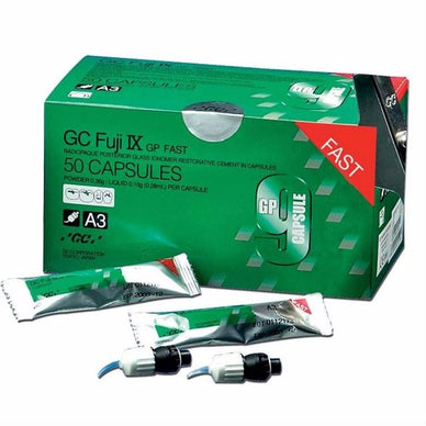 Dental GC FUJI IX GP Posterior Restorative Refill 50 Capsules A2 Shade - eLynn Medical