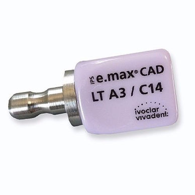 Ivoclar Vivadent IPS e.max CAD for CEREC / inLab C14 LT A3  5pcs/pk - eLynn Medical