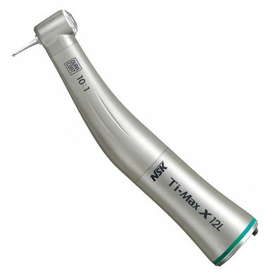 NSK Ti-Max X12L Fiber Optics LED 10:1 Contra Angle Handpiece - eLynn Medical