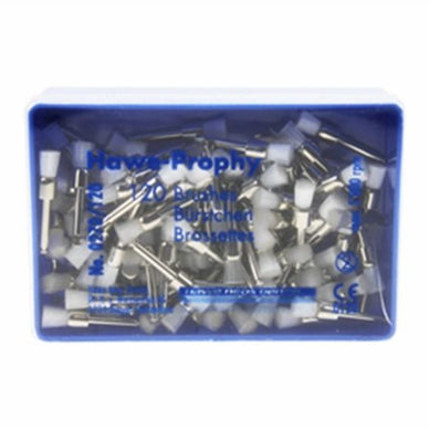 Kerr Hawe Prophy Brushes Latch-Type normal shape, pack of 120, nylon bristles - eLynn Medical