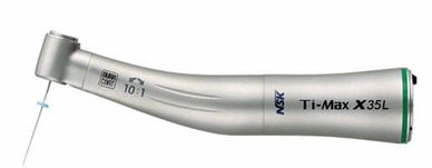 NSK Ti-Max X35L Optics Contra Angle Handpiece 10:1 Titanium  60° Twist - eLynn Medical