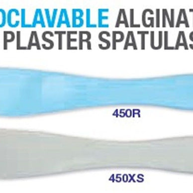 Dental AUTOCLAVABLE ALGINATE PLASTER SPATULAS Extra Stiff Grey fit mixing bowls - eLynn Medical