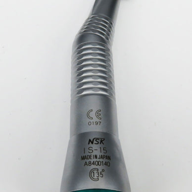 NSK IS-15 Internal Spray Contra Angel Handpiece Push Button Japan - eLynn Medical