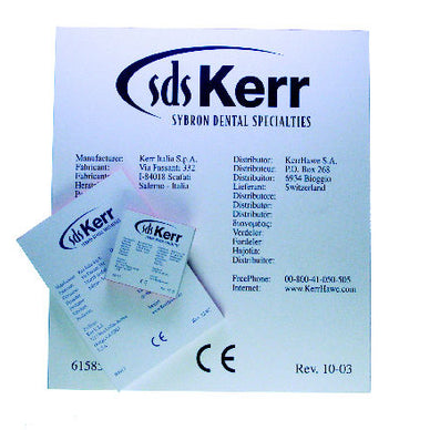 Kerr Mixing Pad sheets used for mixing TempBond Systems Tubiseal Cavitec - eLynn Medical