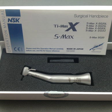 NSK genuine implant Handpiece S-Max SG20 Contra Angle Push Button Japan - eLynn Medical