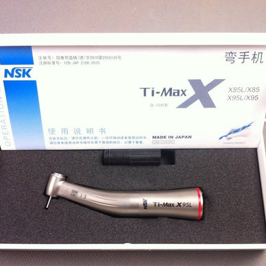 NSK Ti Max X95L Handpiece Fiber Optic 1:5 speed increasing Quattro Spray - eLynn Medical