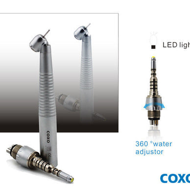 COXO Dental Fiber Optic Surgical Handpiece 45 Degree w/ KAVO LED Quick coupling - eLynn Medical