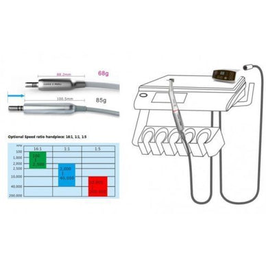 NSK Ti Max NL400 Electric Motor X95L X10L X25L Contra angle Handpiece - eLynn Medical