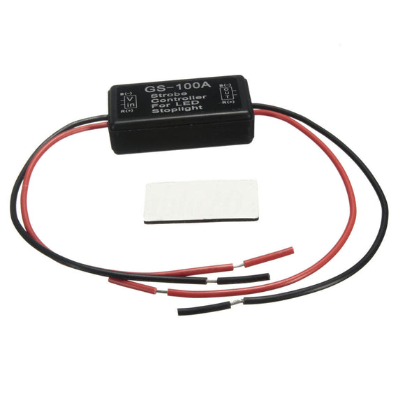 GS-100A LED Brake Stop Light Strobe Flash Module Controller Box For Car Vehicle - eLynn Medical
