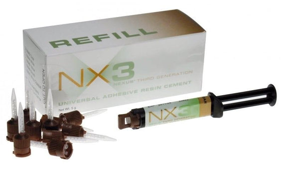 KERR NX3 DUAL-CURE REFILL - YELLOW SHADE - 1 X 5 GM. SYRINGE - eLynn Medical