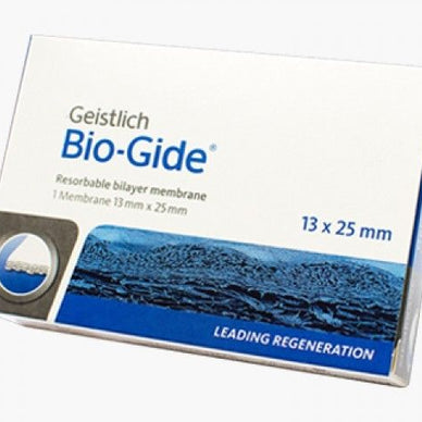 Geistlich Bio-Gide collagen membrane sterile resorbable bilayer 13x25mm - eLynn Medical