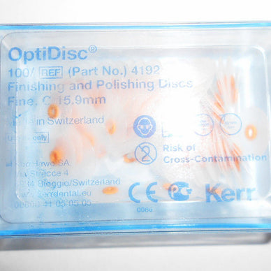 Kerr OptiDisc Finishing Polishing Disc Fine 4192 diam.15.9 mm (100 pcs) - eLynn Medical