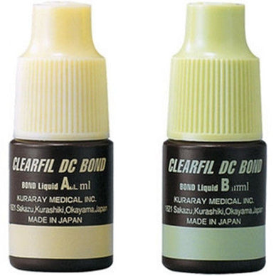 Dental Kuraray CLEARFIL Dual Curing DC Bond Self Priming Bond Adhesive, 2 x 1mL - eLynn Medical