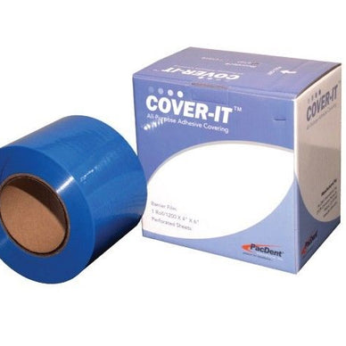 Dental Barrier Film adhesive back 1,200 perforated sheets compared to Allrap - eLynn Medical