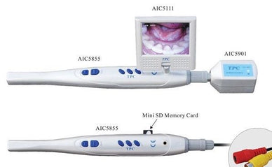 Dental TPC Cordless Mini SD Memory Card Camera Sony 1/4" CCD LED - eLynn Medical