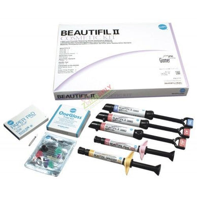 Dental Shofu BEAUTIFIL II COSMETIC SET syringes Super-Snap Singles OneGloss - eLynn Medical