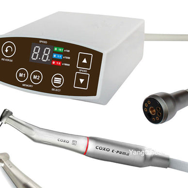 NSK Ti Max NL400 Electric Micromotor  w/ LED  X25L X95L Contra angel Handpiece - eLynn Medical