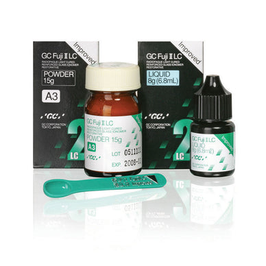 GC FUJI ll LC IMPROVED A3 1-1 KIT 15 G POWDER & 8 G LIQUID - eLynn Medical