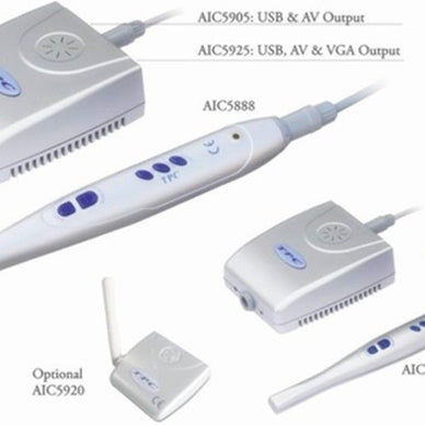 Dental TPC Cordless Wireless Camera Sony 1/4" CCD USB AV VGA Output LCD Display - eLynn Medical