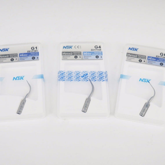 New Dental NSK G1 G4 G6 Scaling Tips for Varios Ultrasonic Scaler Satelec Japan - eLynn Medical