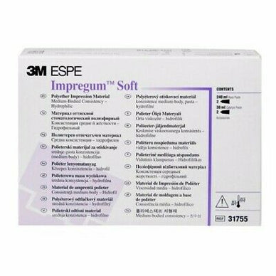3M ESPE  Impregum Handmix Polyether, Soft Medium Body Refill, 31755