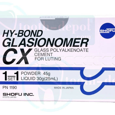 Shofu Hy Bond GlasIonomer CX Glass Cement Luting PN 1190