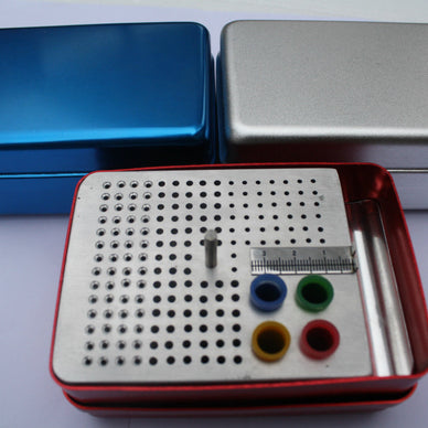Dental Endo Sterilization Organizer Holder Container 180 Hol Burs File Point New - eLynn Medical