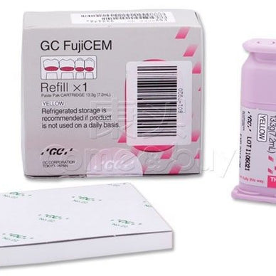 Dental GC Fuji CEM Paste Refill Glass Ionomer Luting Paste Automix Compatible - eLynn Medical