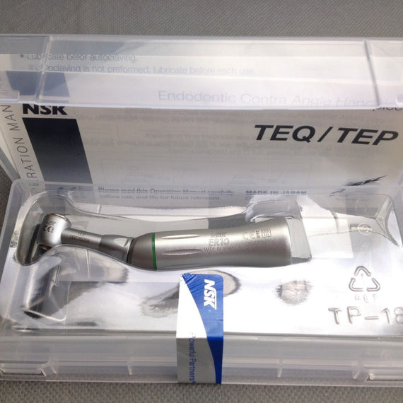 NSK TEP-ER10 Handpiece Endodontic 60° Twist Push Button Chuck hand files - eLynn Medical