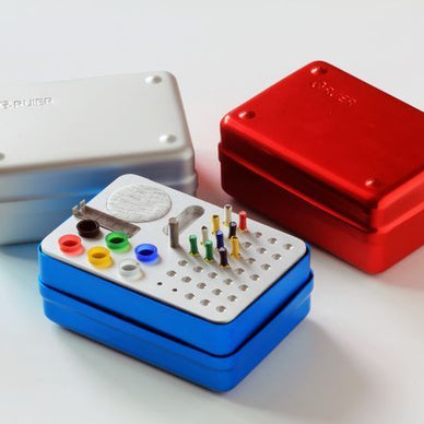 Dental Endo Sterilization Organizer 35 hole high speed burs file gutta points - eLynn Medical