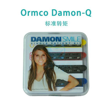 ORMCO Damon Q Orthodontic Metal Bracket U/L 5-5 Standard Torque 740-1503