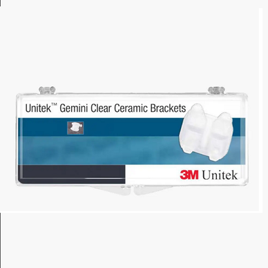 3M Unitek Gemini Clear Ceramic Brackets 3*3 (117-104)