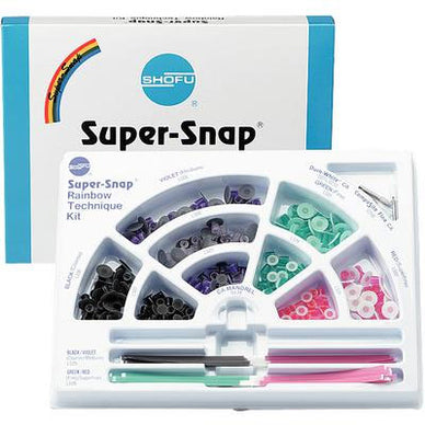SHOFU SuperSnap Rainbow Technique Kit: 180 Discs (100 Standard & 80 Mini) 40