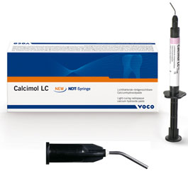 VOCO Calcimol LC LightCuring Radiopaque Calcium Hydroxide Paste. Indications